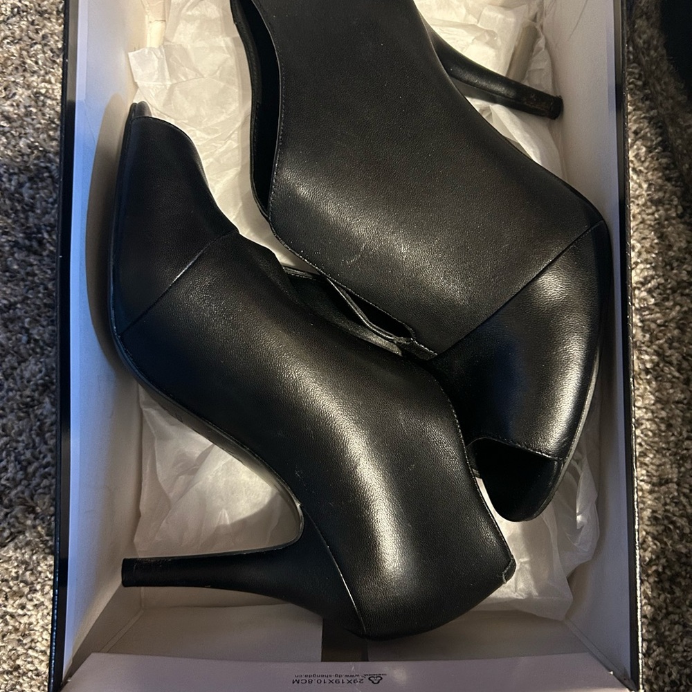 Nine West Black Stiletto Heels